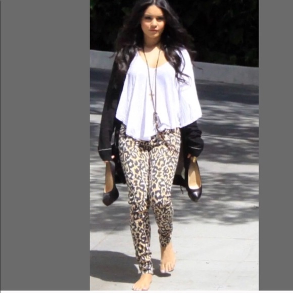 REBECCA MINKOFF Leopard Print Skinny Jeans Denim - Picture 2 of 8